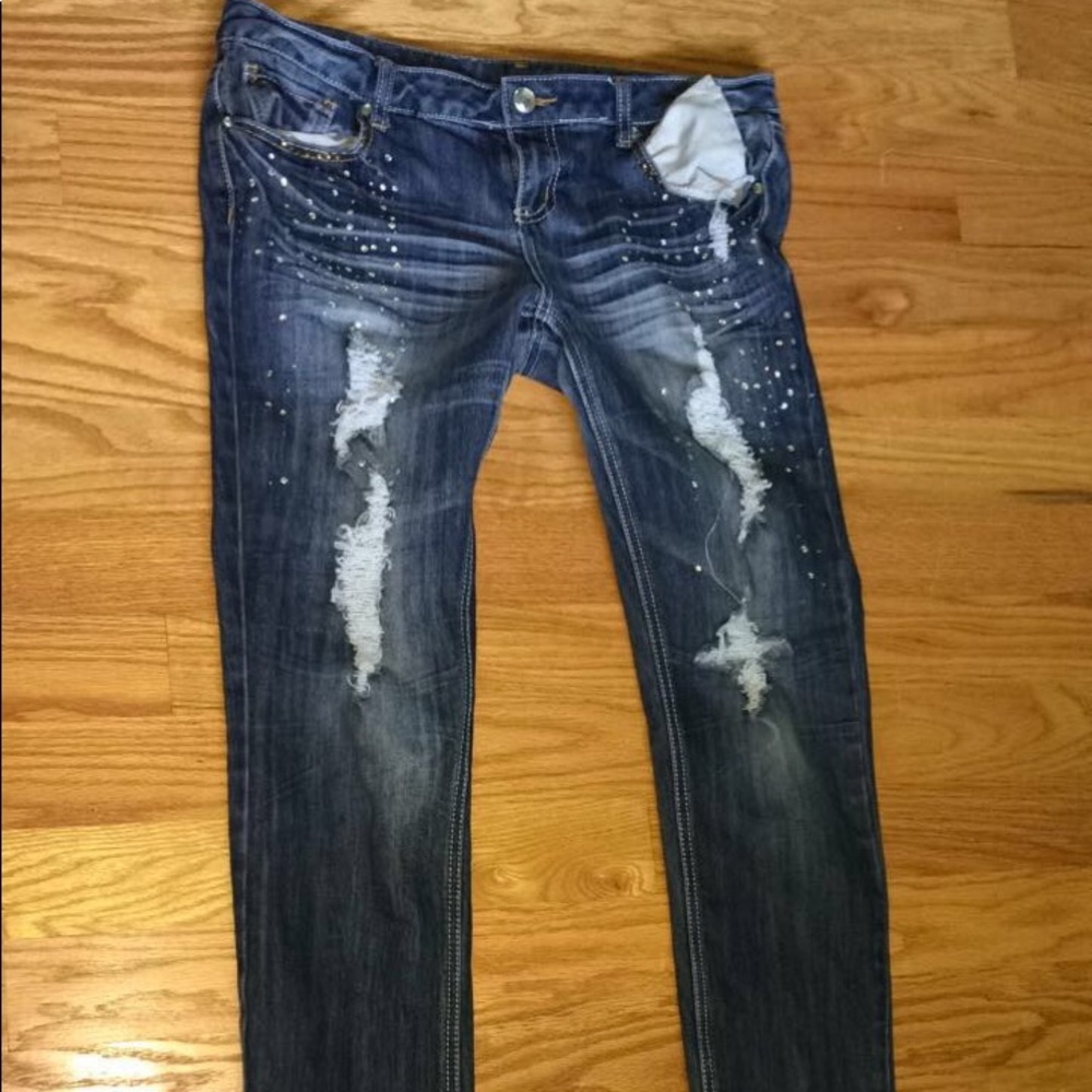 Full length skinny jeans